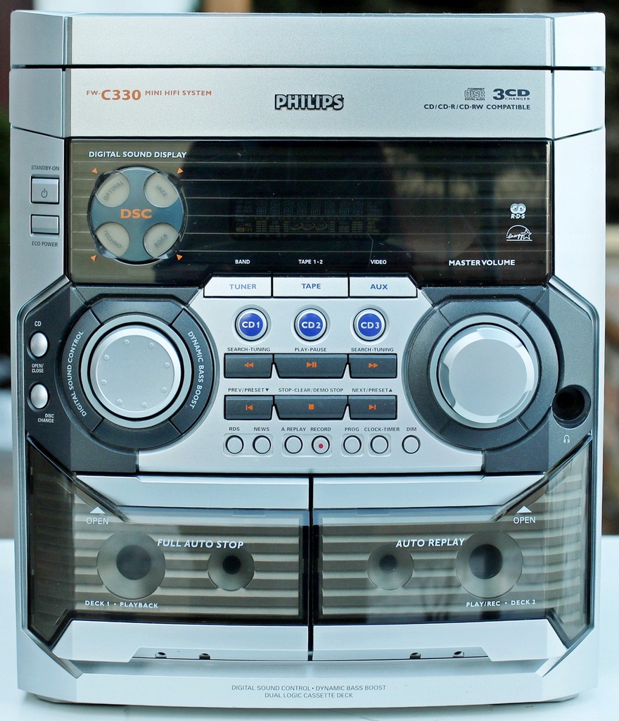 WIEŻA PHILIPS FW-C330 mini, uszkodzona