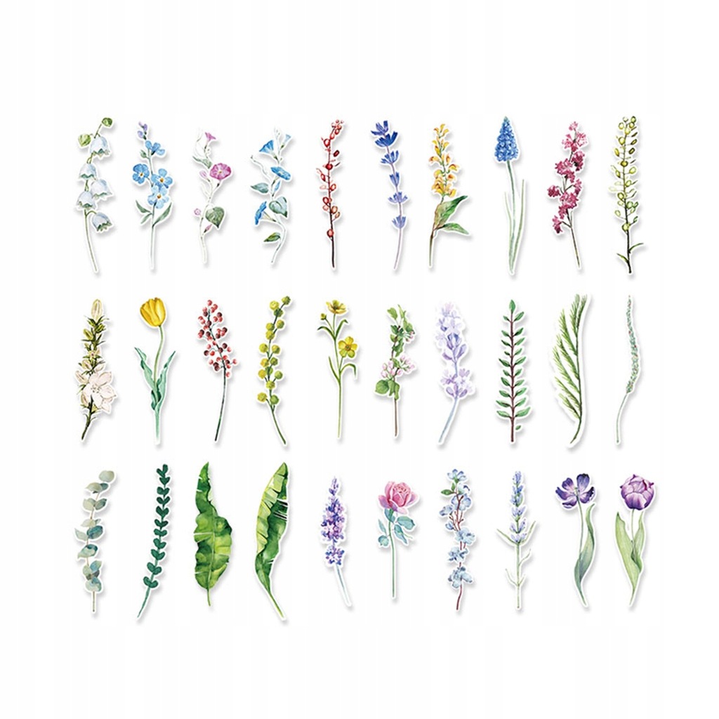 BOOKMARKS FOR WOMEN THE FLOWERS SUMMER 60 PCS