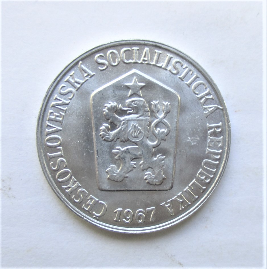 5 Halerzy 1967 r. Czechosłowacja