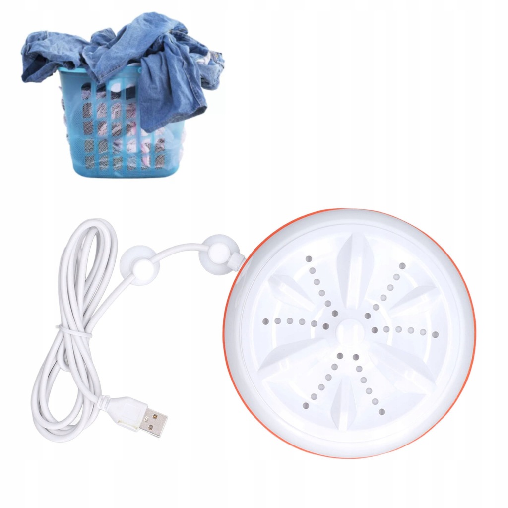 MINI PRALKA TURYSTYCZNA PRZENOŚNA USB WIRÓWKA WIRNIKOWA TURBOWASH DO PRANIA