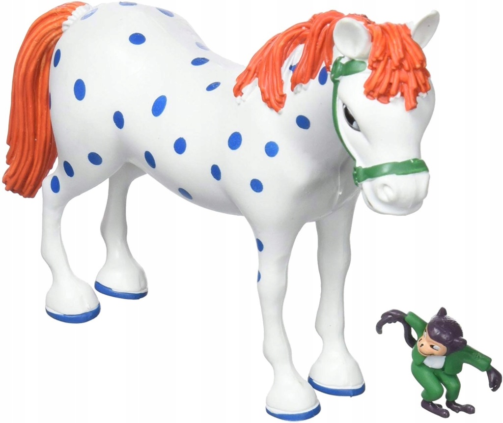 Pippi Langstrumpf Koń i małpka Affe - 8662337574 - oficjalne