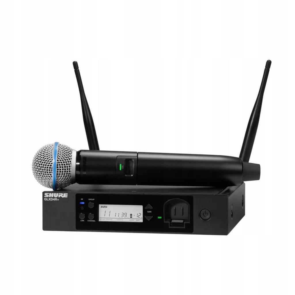 Cyfrowy system bezprzewodowy Shure GLXD24R+E/B58-Z4 z Beta58A