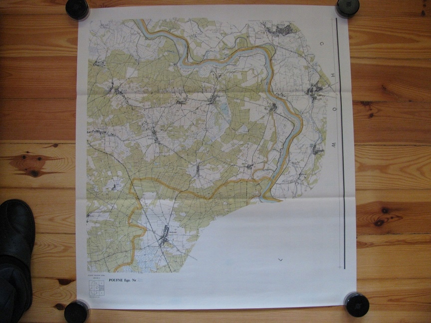 ZIELONA GÓRA-mapa powiatu ark6-9 : 1961r, 1:25 000