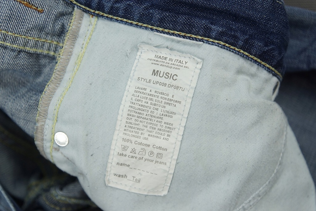 DONDUP MUSIC REGULAR SLIM MĘSKIE JEANSY 32 9939644181