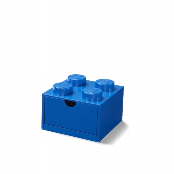 LEGO stolik box 4 z szufladą - niebieska