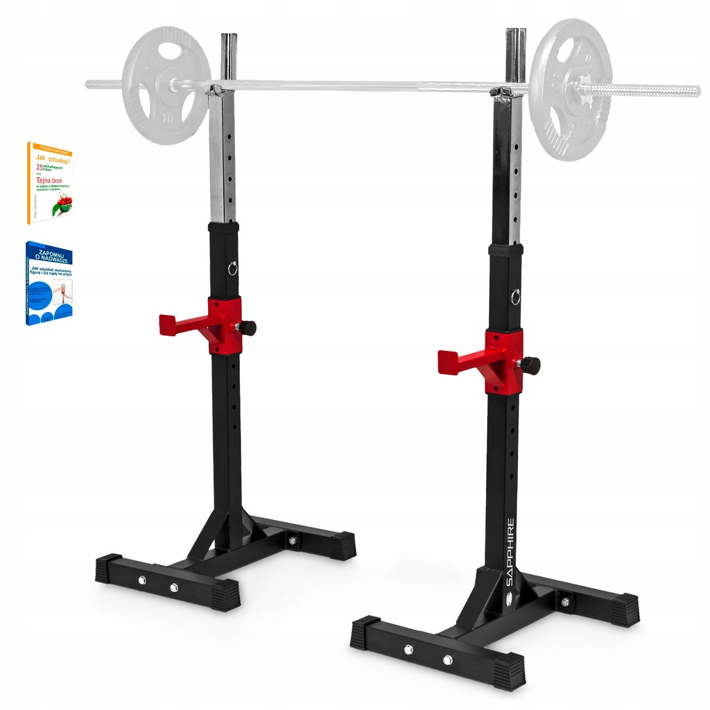 STOJAKI POD SZTANGĘ asekuracja WZMOCNIONE do 200KG - 10181678121 - oficjalne archiwum Allegro