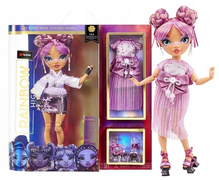 RAINBOW HIGH MODNA LALKA LILA YAMAMOTO - 14739133699