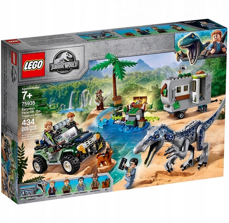 LEGO Jurassic World 75935 Starcie z Barionyksem