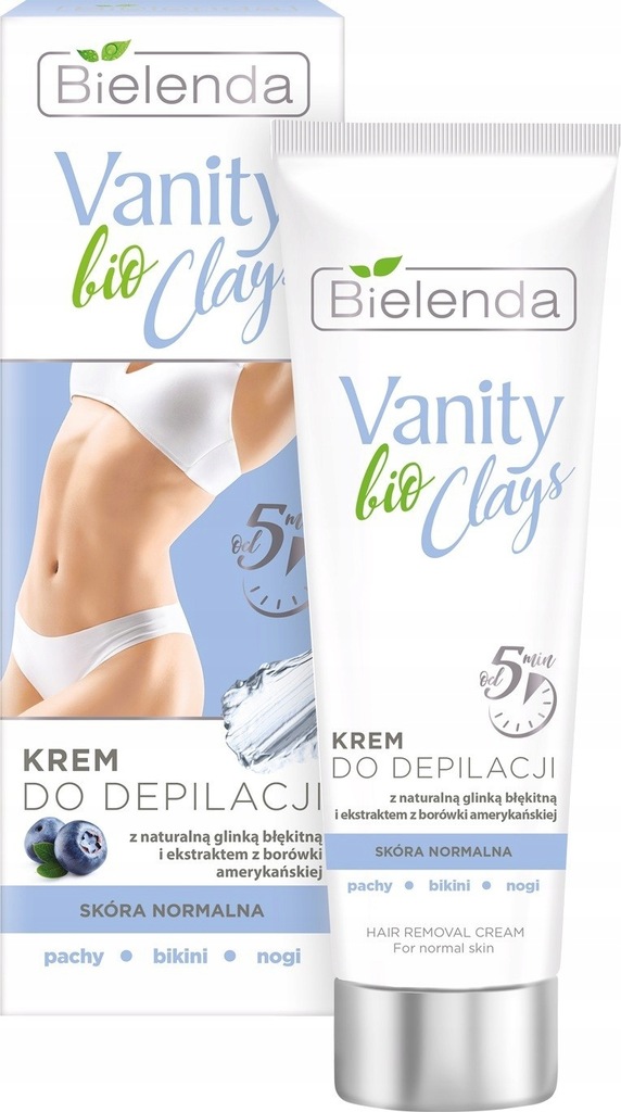 Bielenda Vanity bio Clays Krem do depilacji z nieb