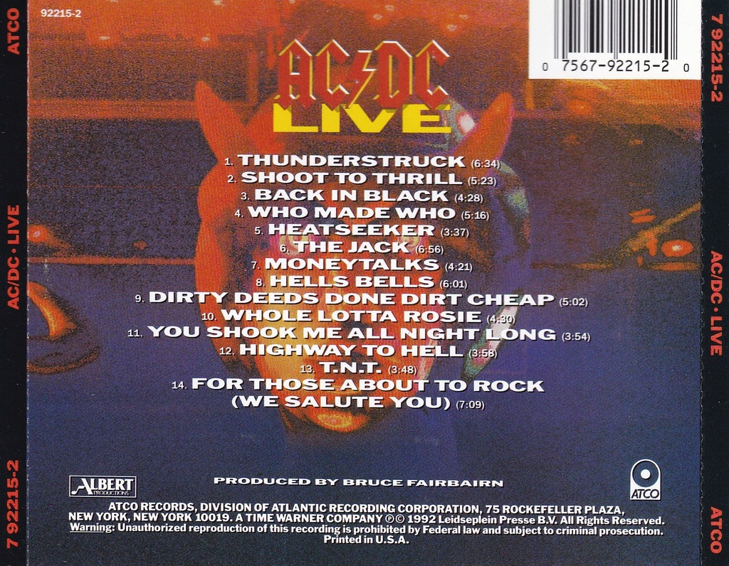 Купить AC/DC - Живой компакт-диск: отзывы, фото, характеристики в интерне-магазине Aredi.ru