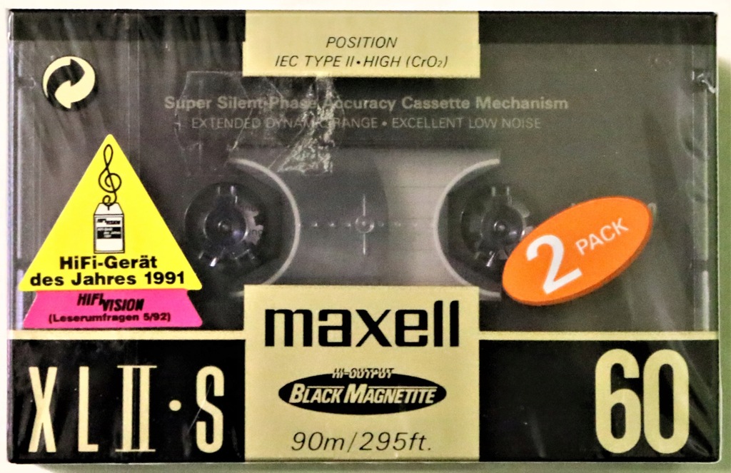 2X MAXELL XLII-S 60 Rok 1991