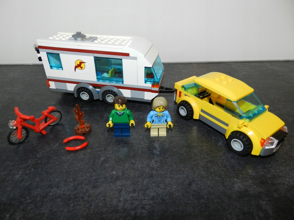 LEGO 4435 Samochód z przyczepą kempingową *100% - 13479307250 ...