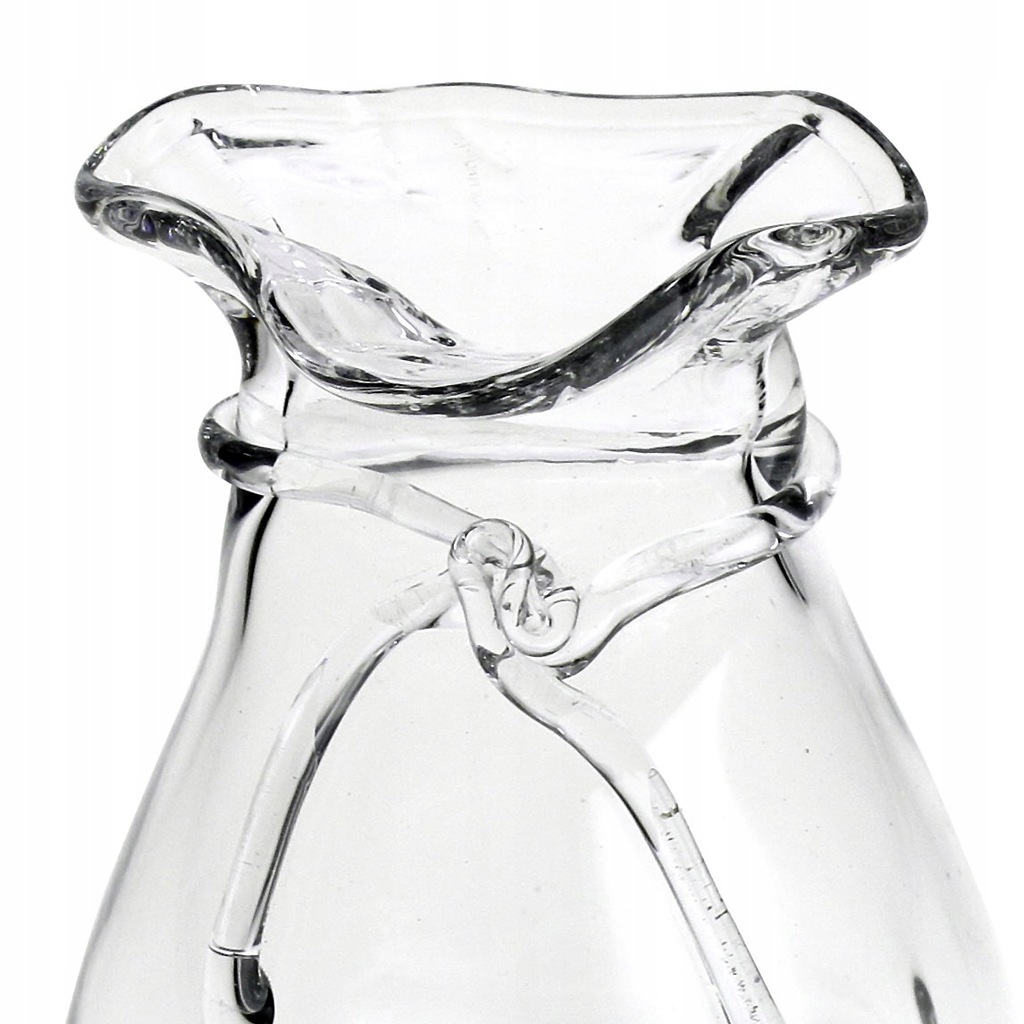 DUŻA szklana skarbonka Sakiewka WORECZEK Bezbarwny - 7040253207