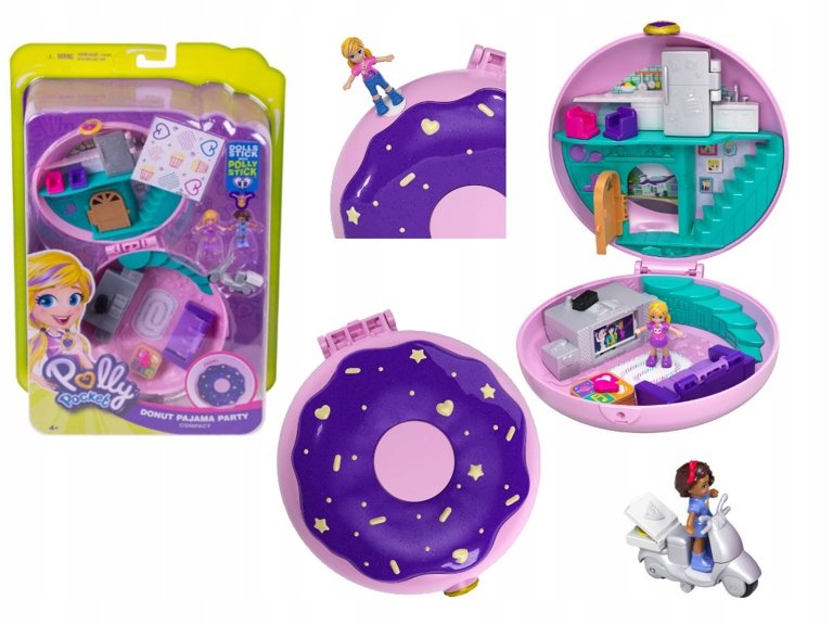 polly pocket donut pajama party