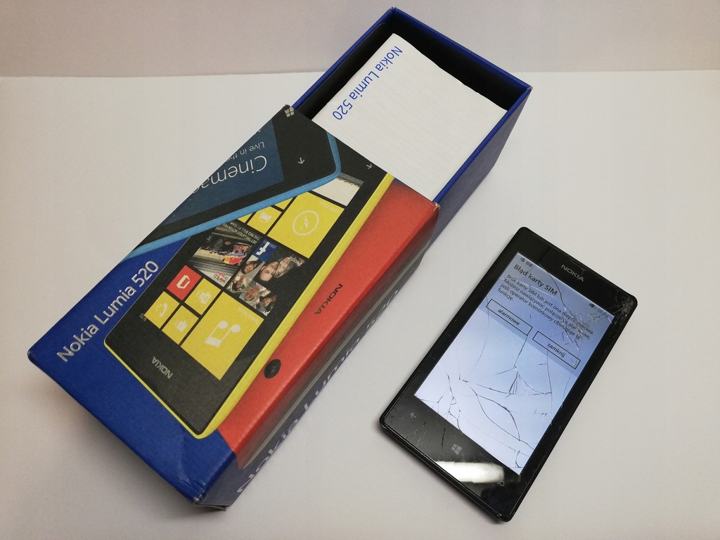 Nokia Lumia 520 czarny 8 GB