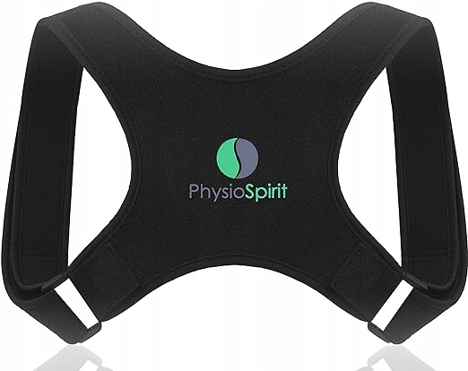 Korektor postawy klasy premium PhysioSpirit czarny rozm. S/M