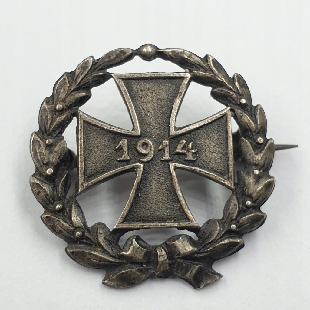 Odznaka patriotyczna Niemcy I wojna 1914 srebro