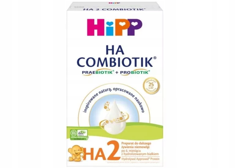 PREPARAT DO DALSZEGO ŻYWIENIA NIEMOWLĄT HIPP HA 2 COMBIOTIK 350 G