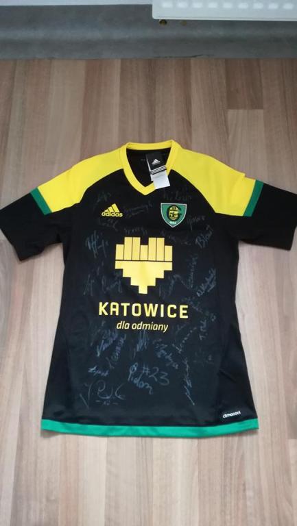 Koszulka GKS Katowice z autografami