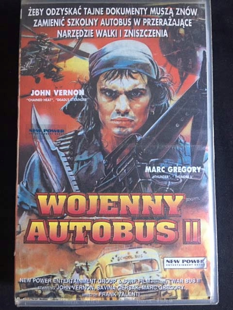 WOJENNY AUTOBUS II 1989 VHS UNIKAT