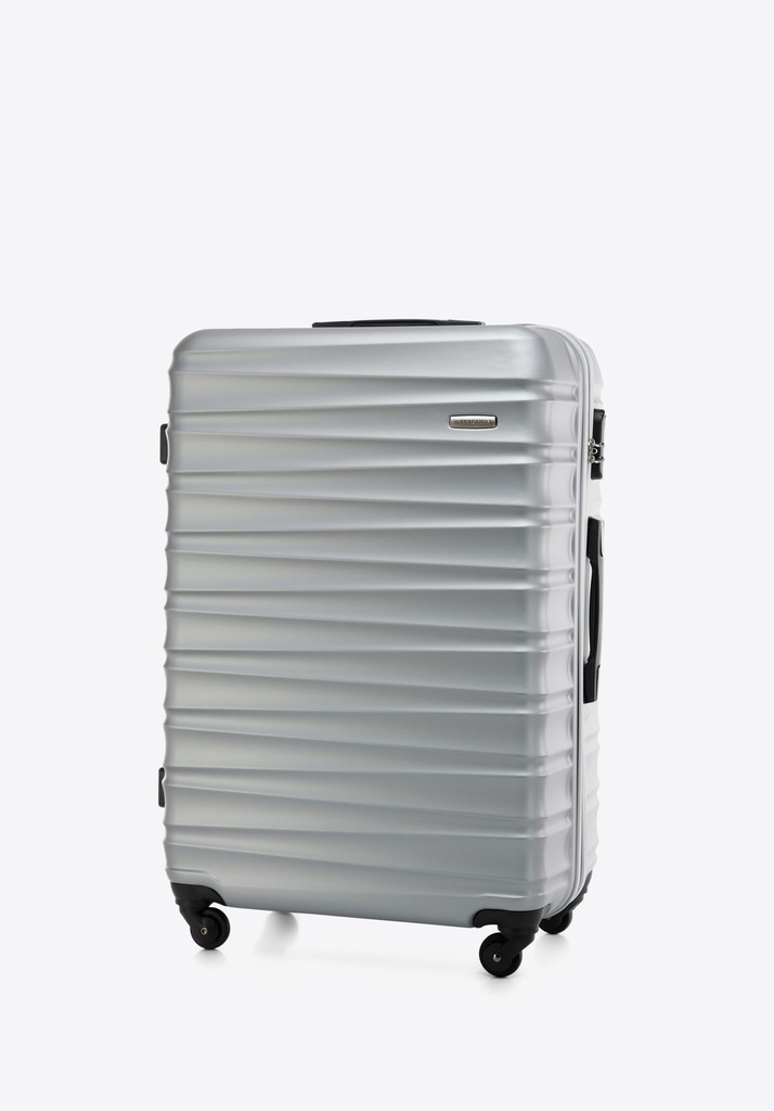 WITTCHEN - Średnia walizka z ABS-u Srebrna Szara 56-3A-312-01