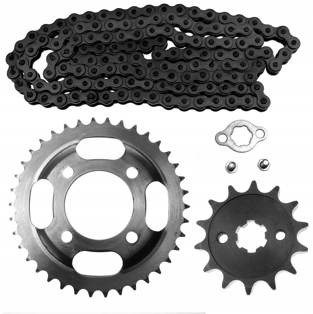 Łańcuch zębatka zębatki przód tył ROMET ZETKA 50