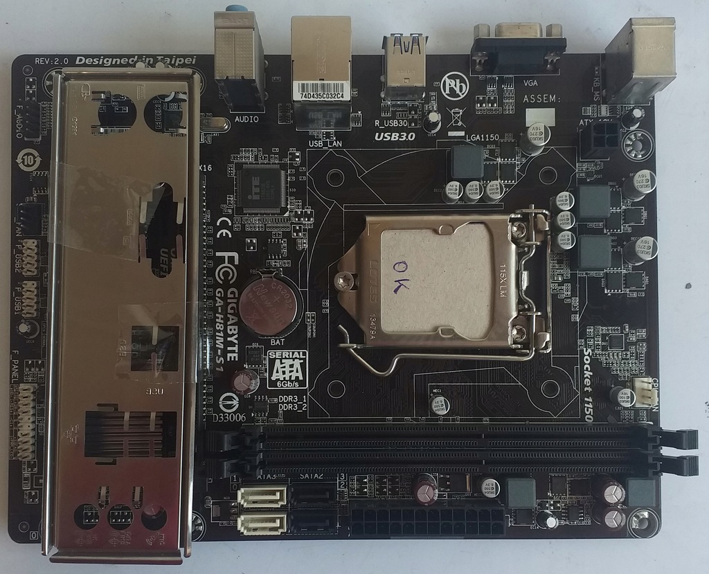 Płyta główna Gigabyte GA-H81M-S1 - 13547540396 - oficjalne archiwum Allegro