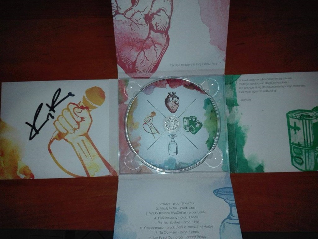 KĘKĘ Nowe Rzeczy CD + autograf i wlepa