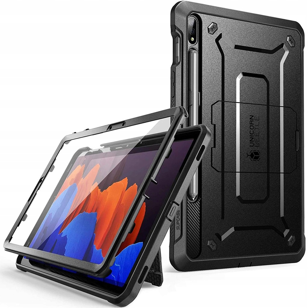 Etui/Obudowa z powłoką do Galaxy Tab S8 Ultra 14,6 Pro Black SUPCASE