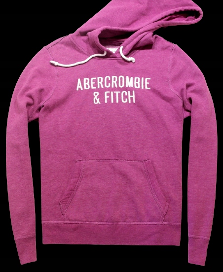 ABERCROMBIE _ MODNA CIEPŁA BLUZKA Z LOGO _ L/XL