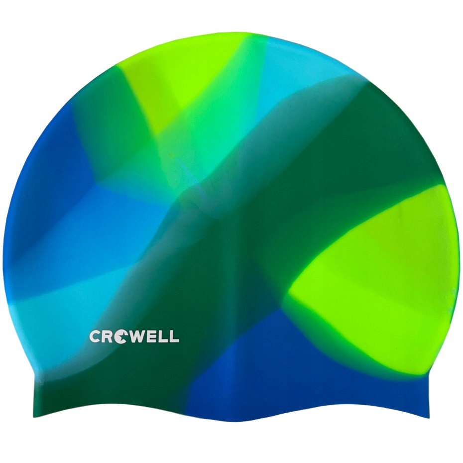 Czepek pływacki silikonowy Crowell Multi Flame zie