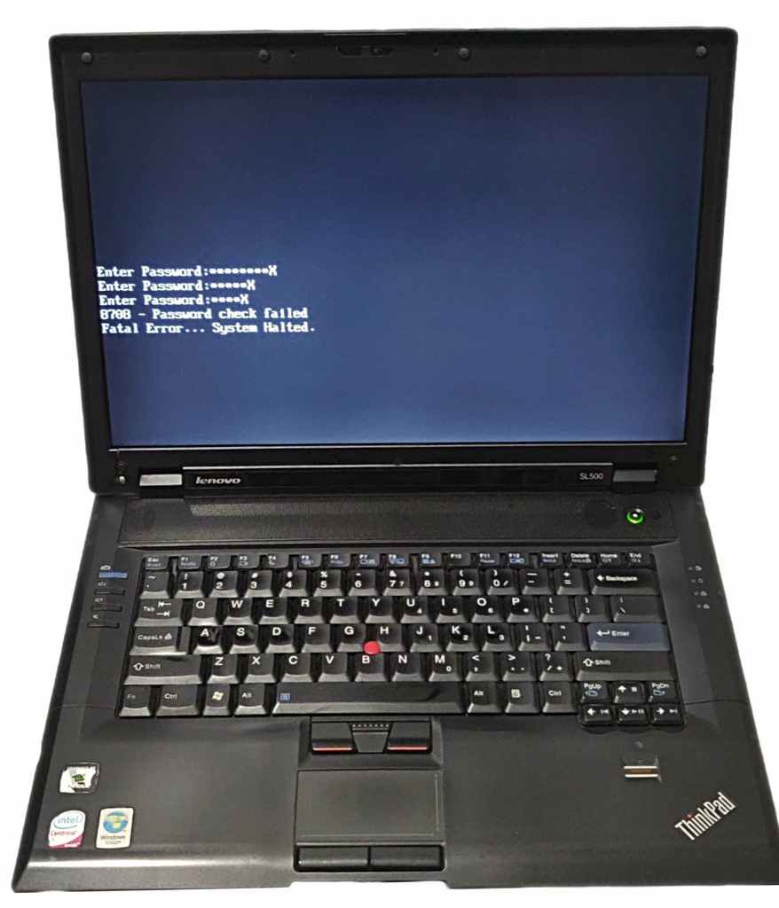 Laptop Lenovo ThinkPad SL500 2746 T5870 2GB RAM 12823248726