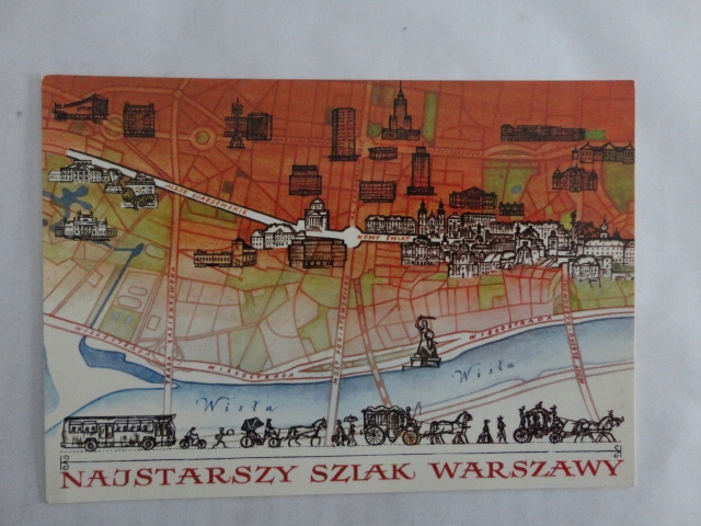 WARSZAWA PLAN MIASTA MAPKA