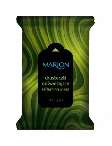 Marion, Chusteczki odświeżające Green Tea, 12 szt