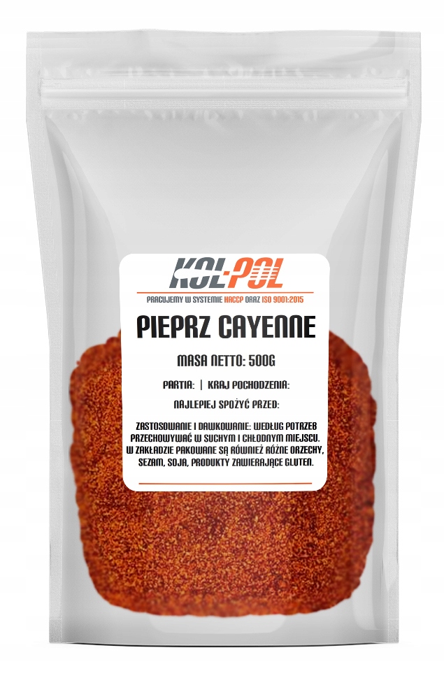 PIEPRZ CAYENNE 500g Kajeński mielony bardzo ostry