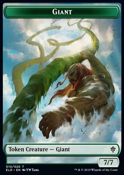 MTG Giant Token (Green 7/7) (ELD)