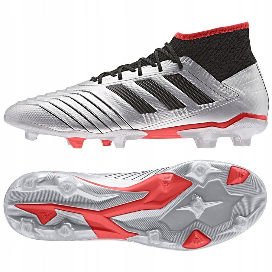 Buty adidas Predator 19.2 FG F35601 - SZARY; 44