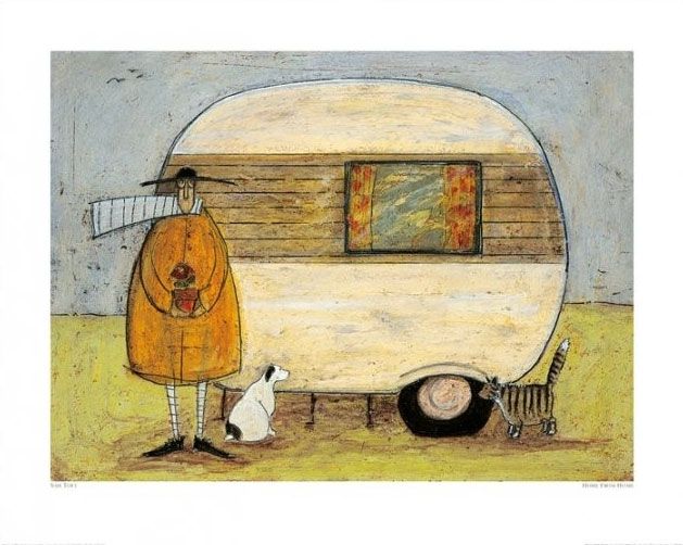 Sam Toft - Powrót do domu - reprodukcja 50x40 cm