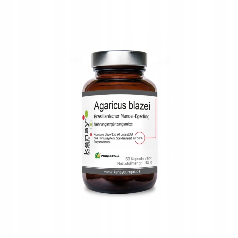 Grzyb Agaricus blazei 500 mg 60 kaps. Kenay