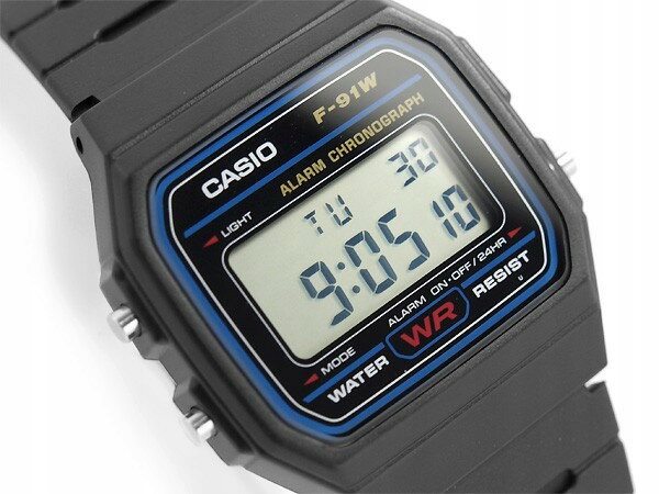 Купить Винтажные часы Casio F-91W-1 в стиле ретро: отзывы, фото, характеристики в интерне-магазине Aredi.ru