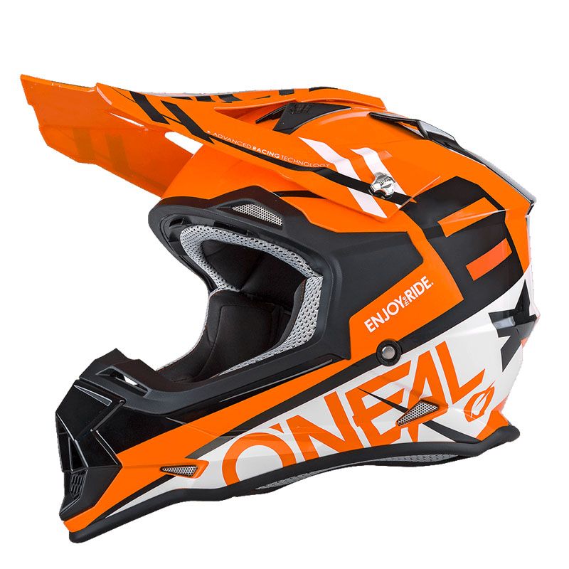 Pomarańczow kask enduro mx ktm ONEAL XS cross