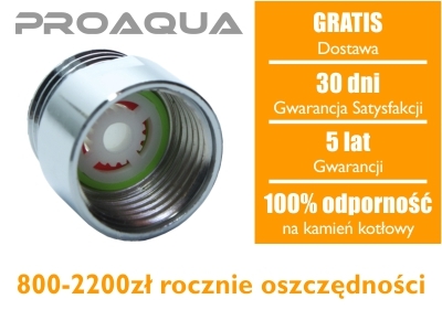 Prysznicowy regulator 6l/min - 62% oszczędności