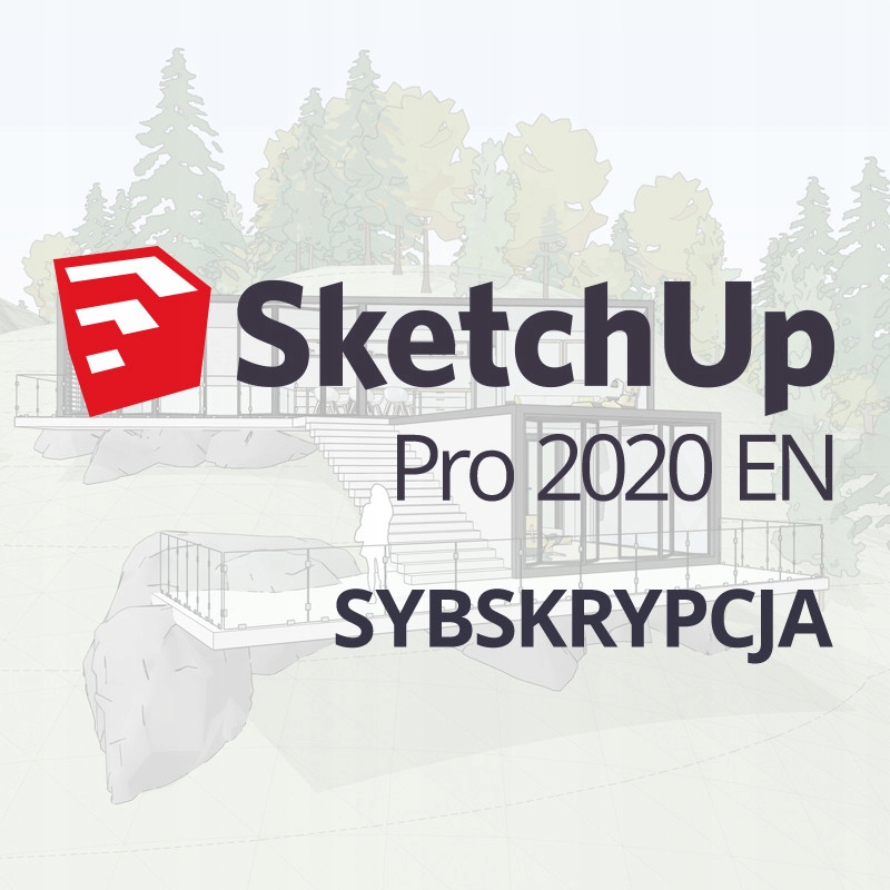SketchUp Pro 2020 ENG Win/Mac - licencja na 1 rok