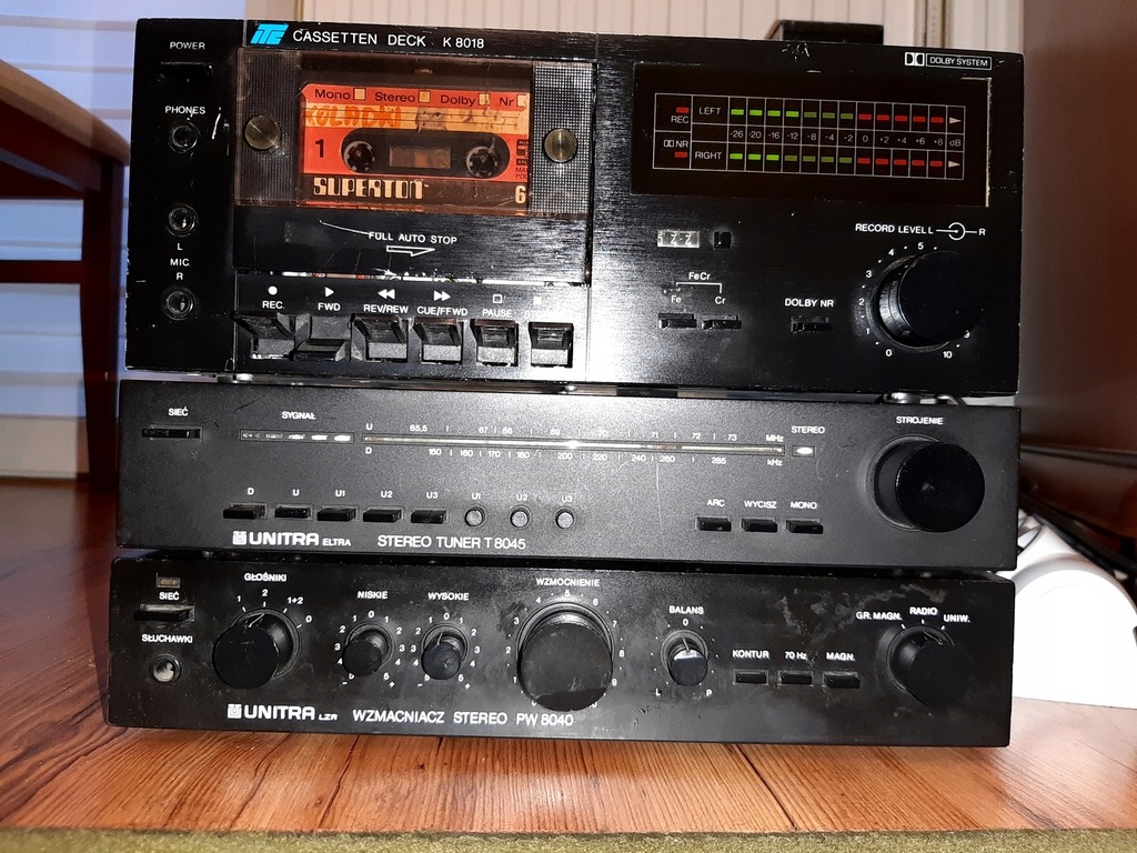 Купить UNITRA TOWER FM-ТЮНЕР МАГНИТНЫЙ РЕГИСТРАТОР K8018 УСИЛИТЕЛЬ ...