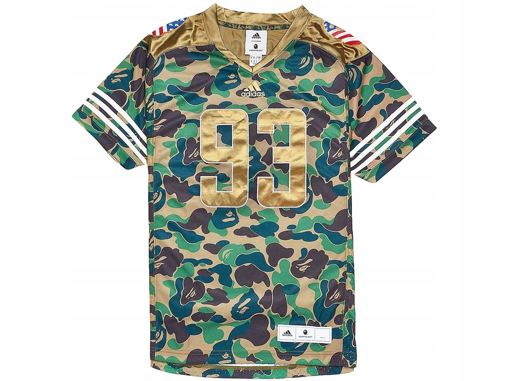 ADIDAS FB FOOTBALL JERSEY BAPE BATHING APE LIMITED