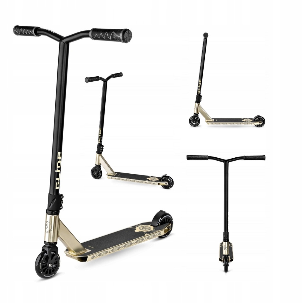 HULAJNOGA WYCZYNOWA - STREET - SKATEPARK - Movino Glide CZARNY ZŁOTY