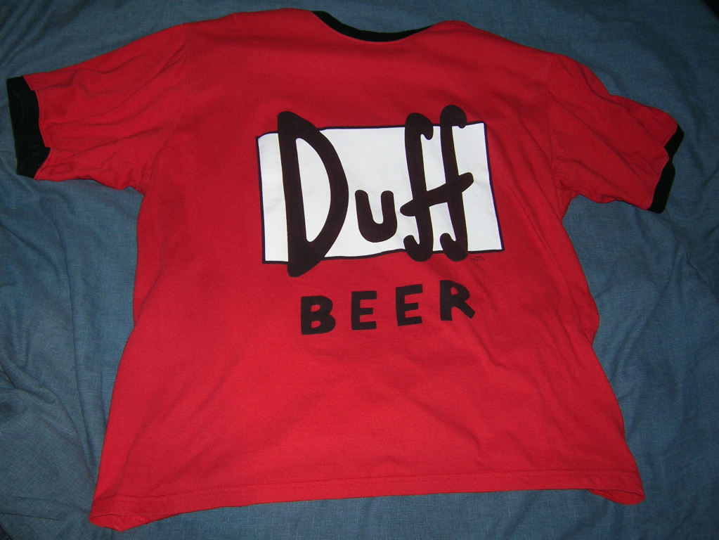 T-Shirt DUFF BEER the Simpsons rozmiar L