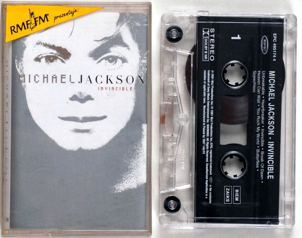 Michael Jackson - Invincible (kaseta) s.BDB