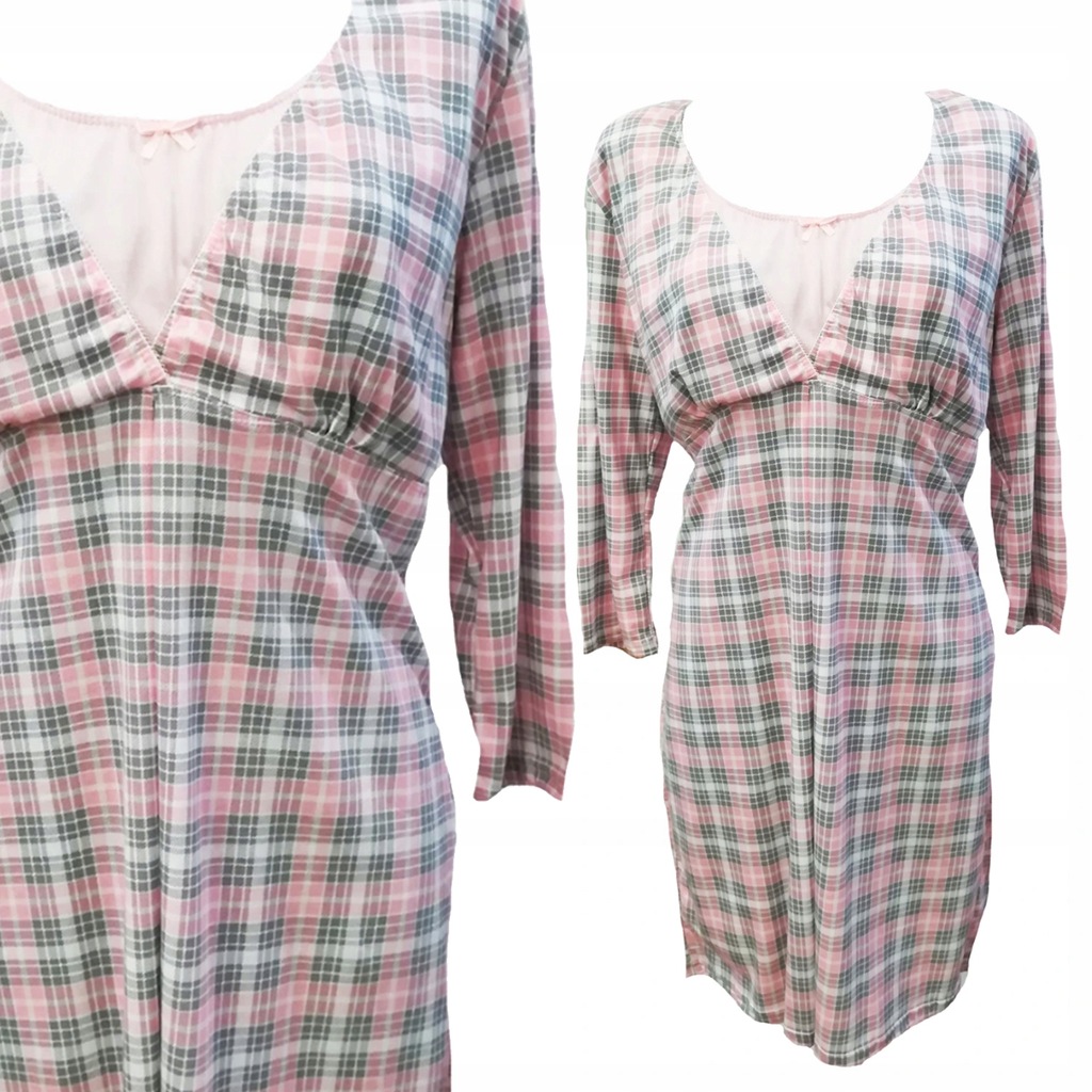 Ciążowa Koszula do karmienia różowo-szara XXL
