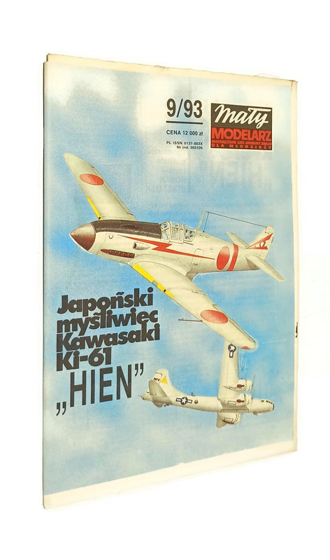 MAŁY MODELARZ MYŚLIWIEC KAWASAKI Ki-61 NUMER 9/93